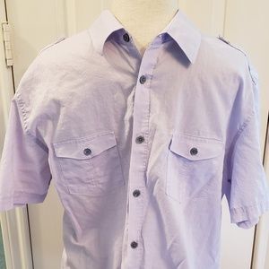 Calvin Klein short sleeve button shirt Large